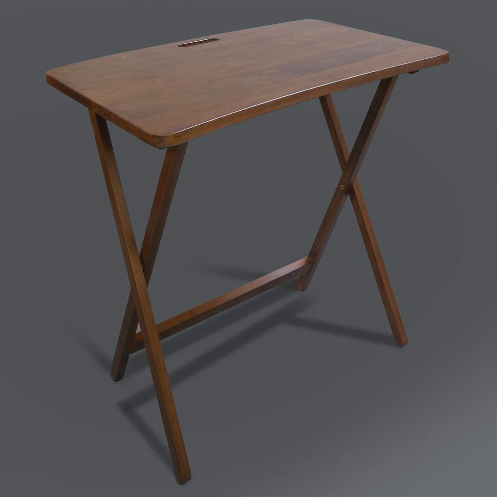 Arizona Folding Table with Solid American Gum - Walnut