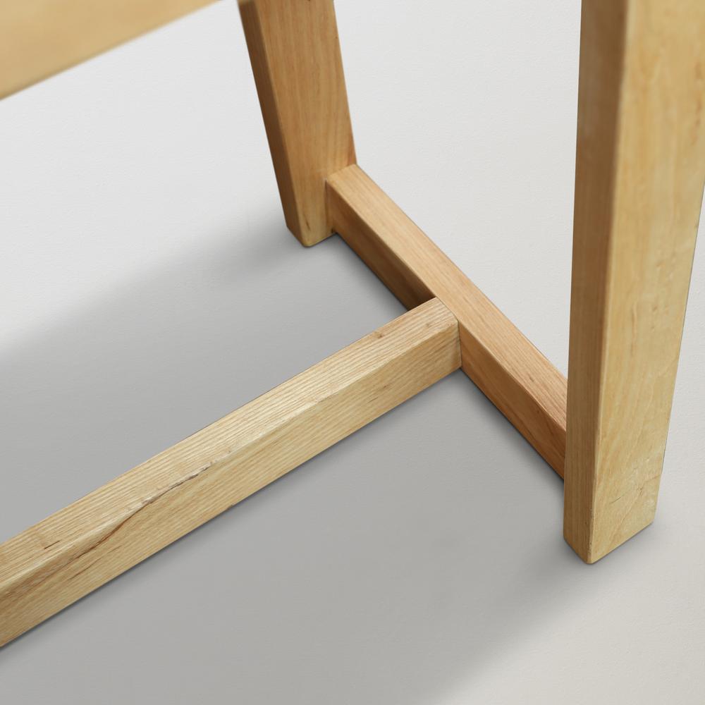 18" Shower Bench with Solid American White Oak