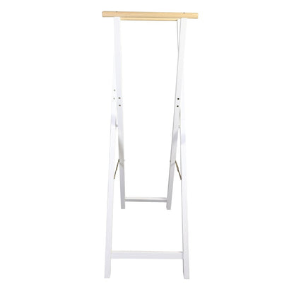 Solid Wood Folding Clothing Garment Rack