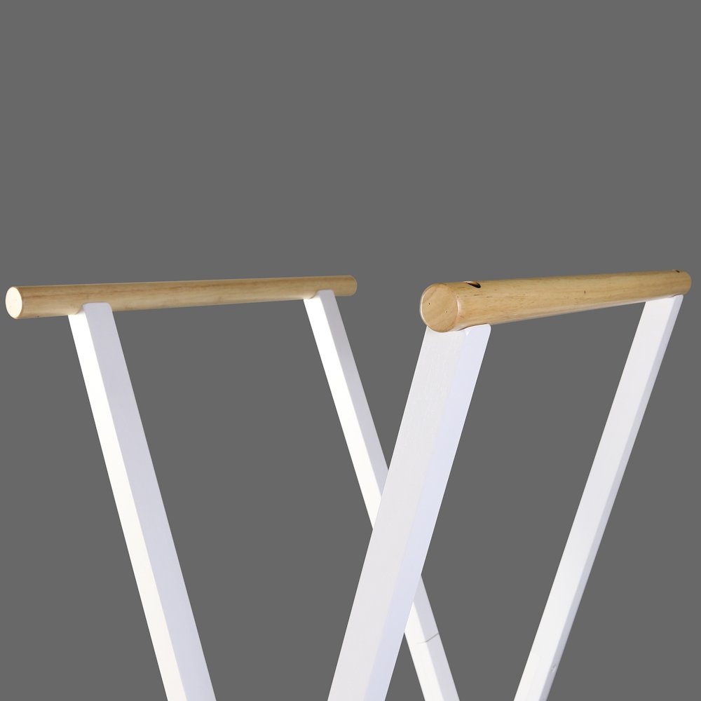 Solid Wood Folding Clothing Garment Rack