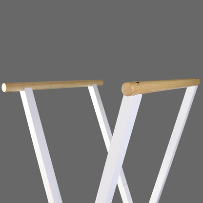 Solid Wood Folding Clothing Garment Rack