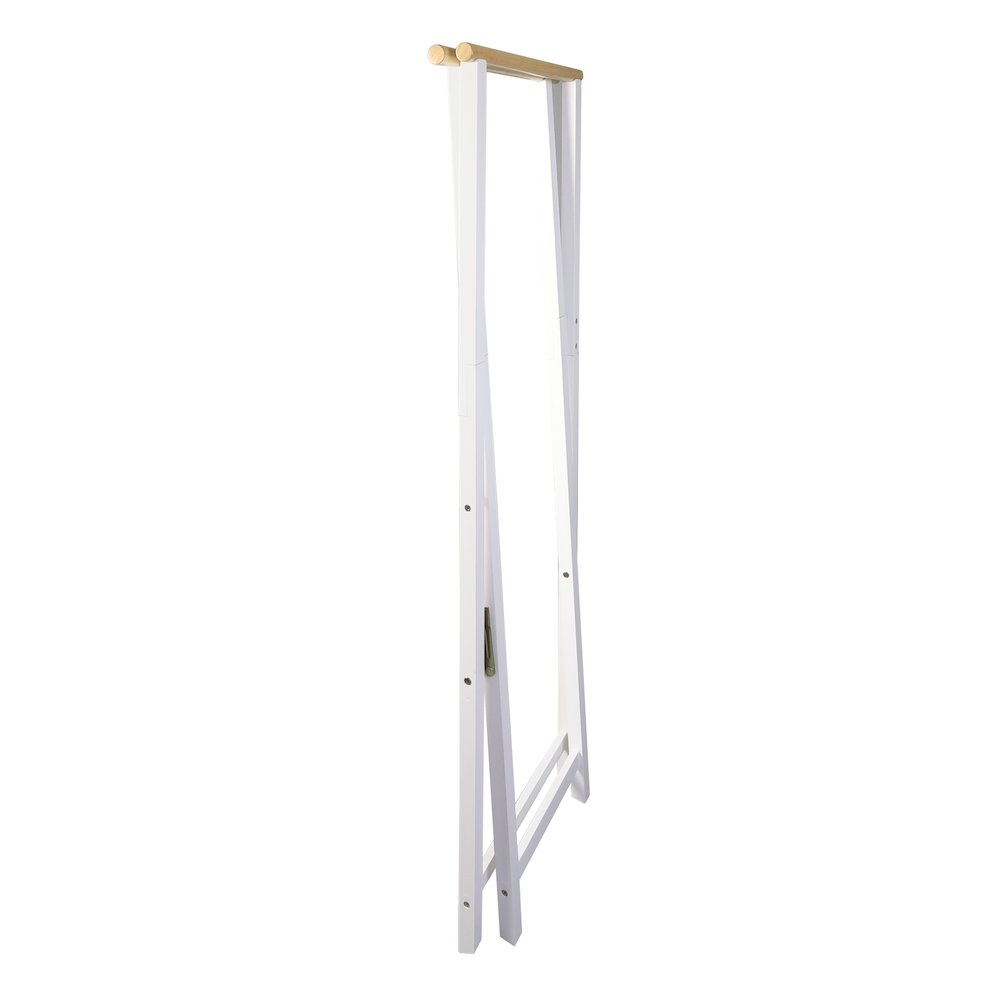 Solid Wood Folding Clothing Garment Rack