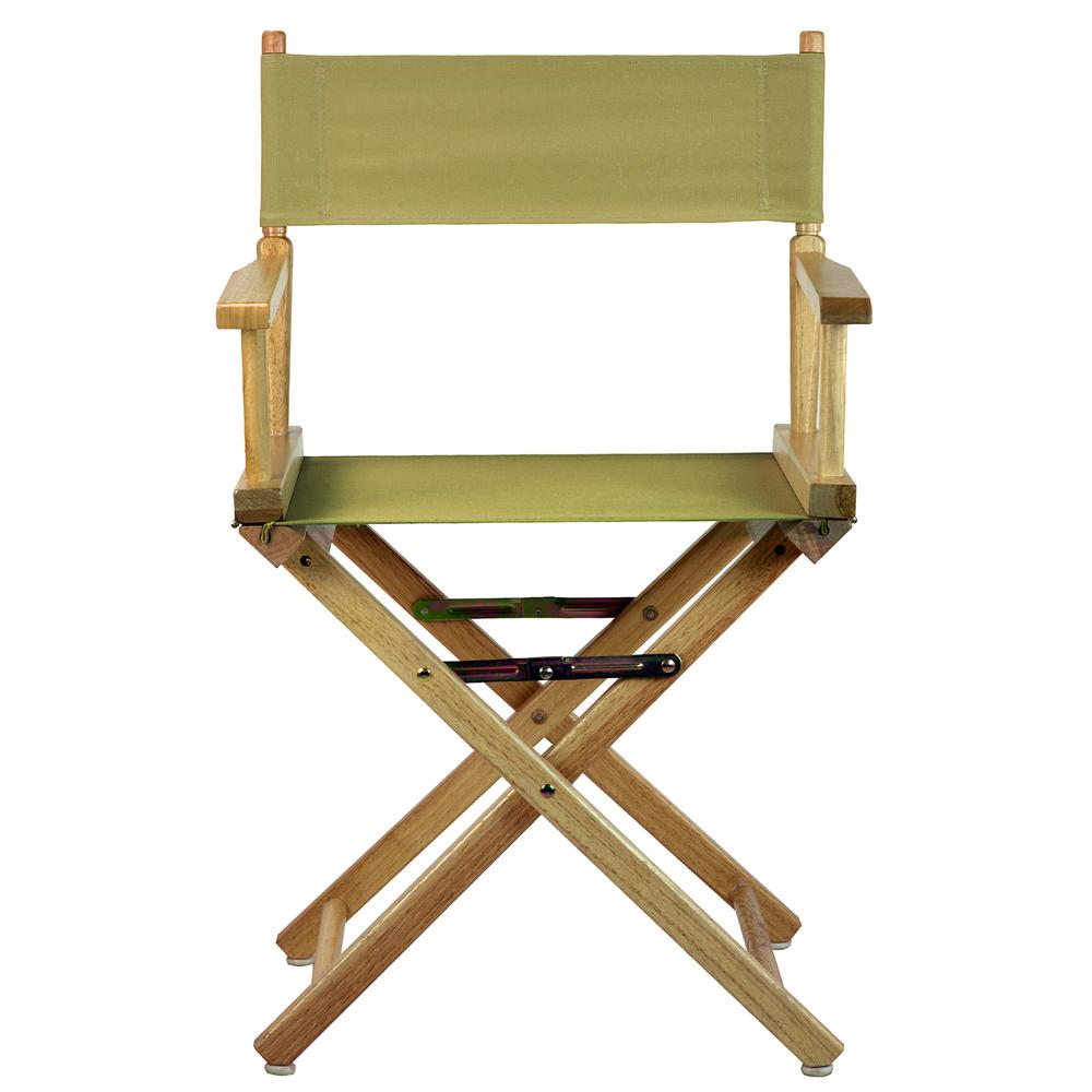 18" Director's Chair Natural Frame-Olive Canvas