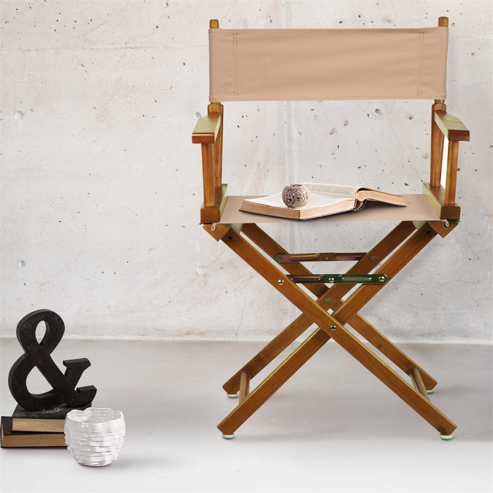 18" Director's Chair Honey Oak Frame-Tan Canvas