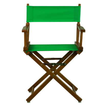 18" Director's Chair Honey Oak Frame-Green Canvas