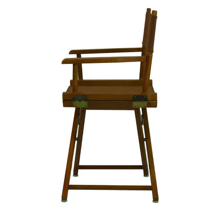 18" Director's Chair Honey Oak Frame-Brown Canvas