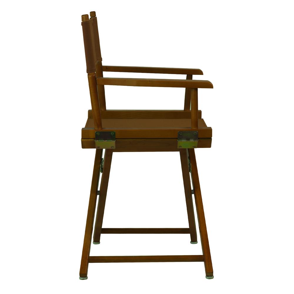 18" Director's Chair Honey Oak Frame-Brown Canvas