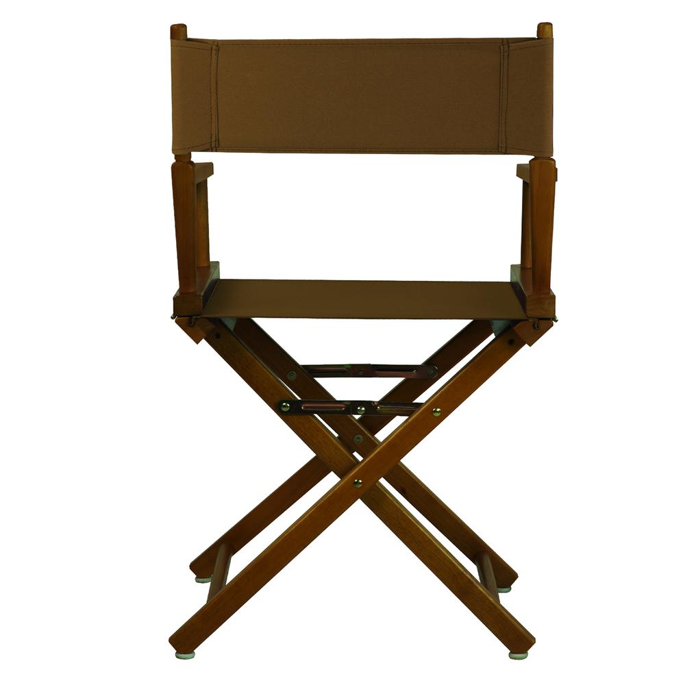 18" Director's Chair Honey Oak Frame-Brown Canvas
