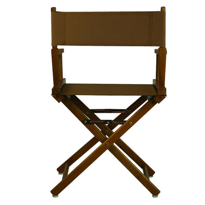 18" Director's Chair Honey Oak Frame-Brown Canvas