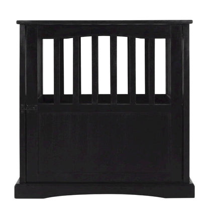 Black End Table with Modern Design and Sturdy Construction