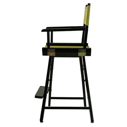 24" Director's Chair Black Frame-Olive Canvas