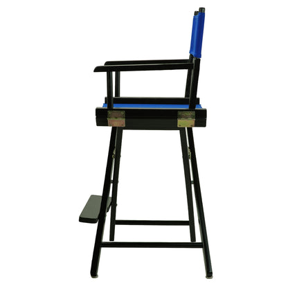 24" Director's Chair Black Frame-Royal Blue Canvas