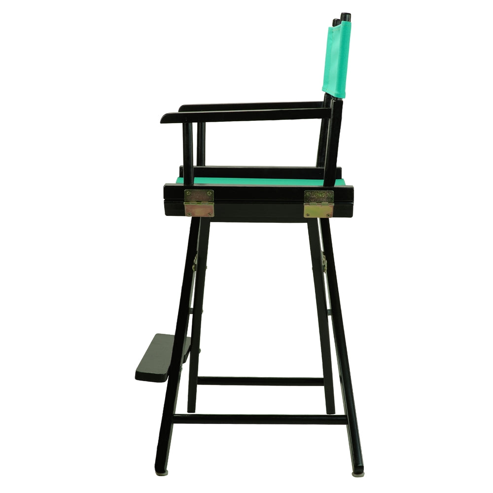 24" Director's Chair Black Frame-Teal Canvas