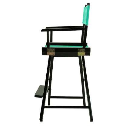 24" Director's Chair Black Frame-Teal Canvas