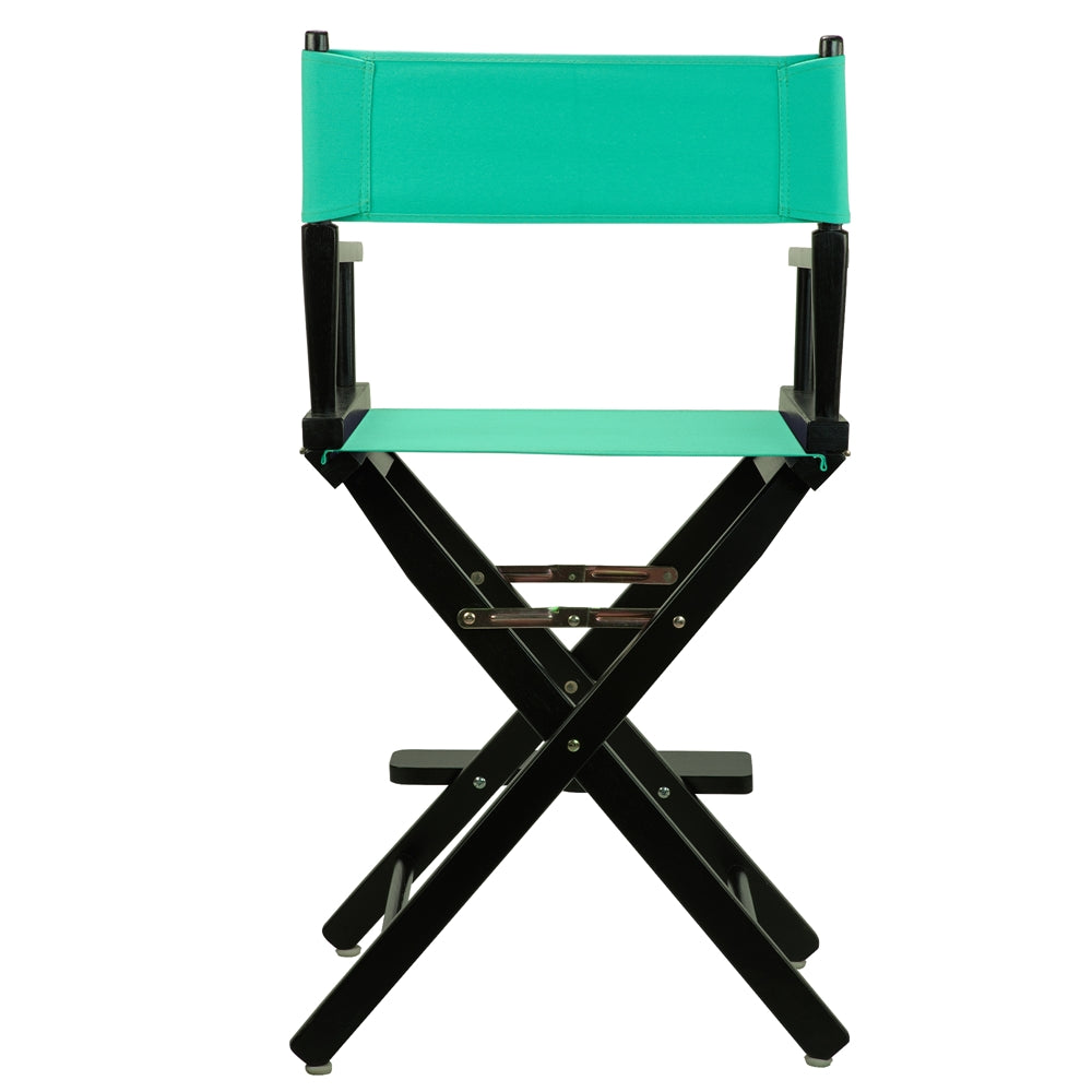 24" Director's Chair Black Frame-Teal Canvas