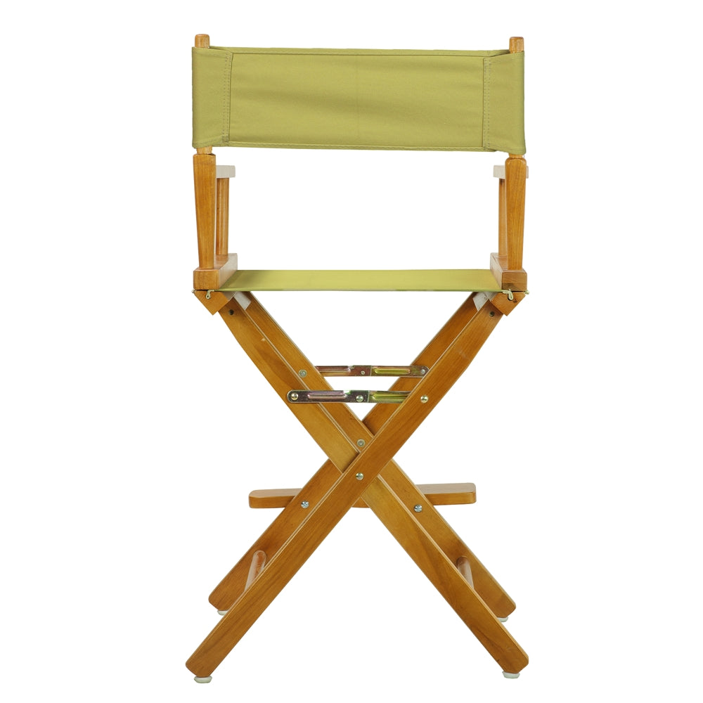 24" Director's Chair Honey Oak Frame-Navy Blue Canvas