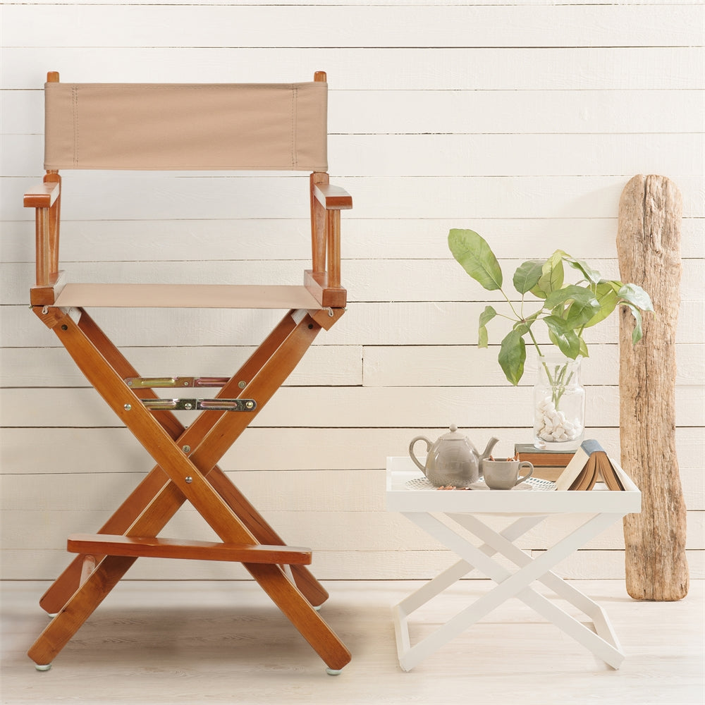 24" Director's Chair Honey Oak Frame-Tan Canvas