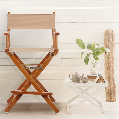 24" Director's Chair Honey Oak Frame-Tan Canvas