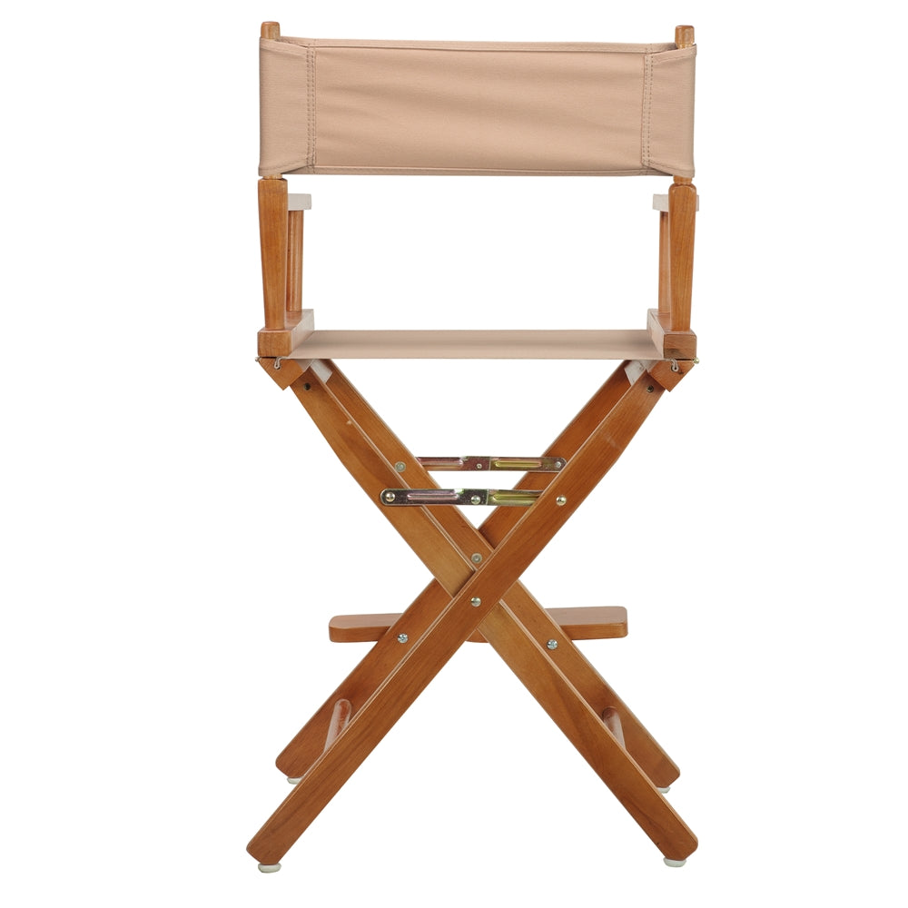 24" Director's Chair Honey Oak Frame-Tan Canvas