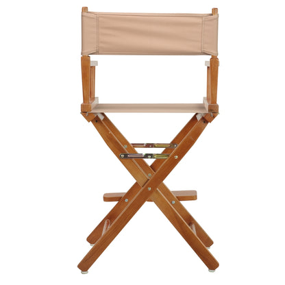24" Director's Chair Honey Oak Frame-Tan Canvas