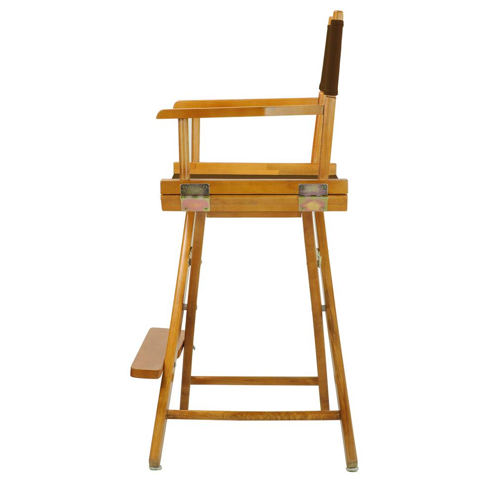 24" Director's Chair Honey Oak Frame-Brown Canvas