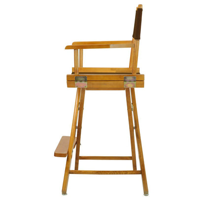 24" Director's Chair Honey Oak Frame-Brown Canvas