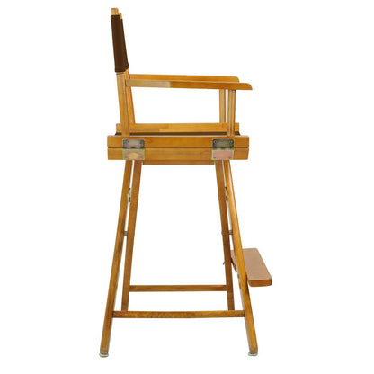 24" Director's Chair Honey Oak Frame-Brown Canvas