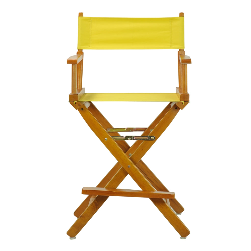 24" Director's Chair Honey Oak Frame-Royal Blue Canvas