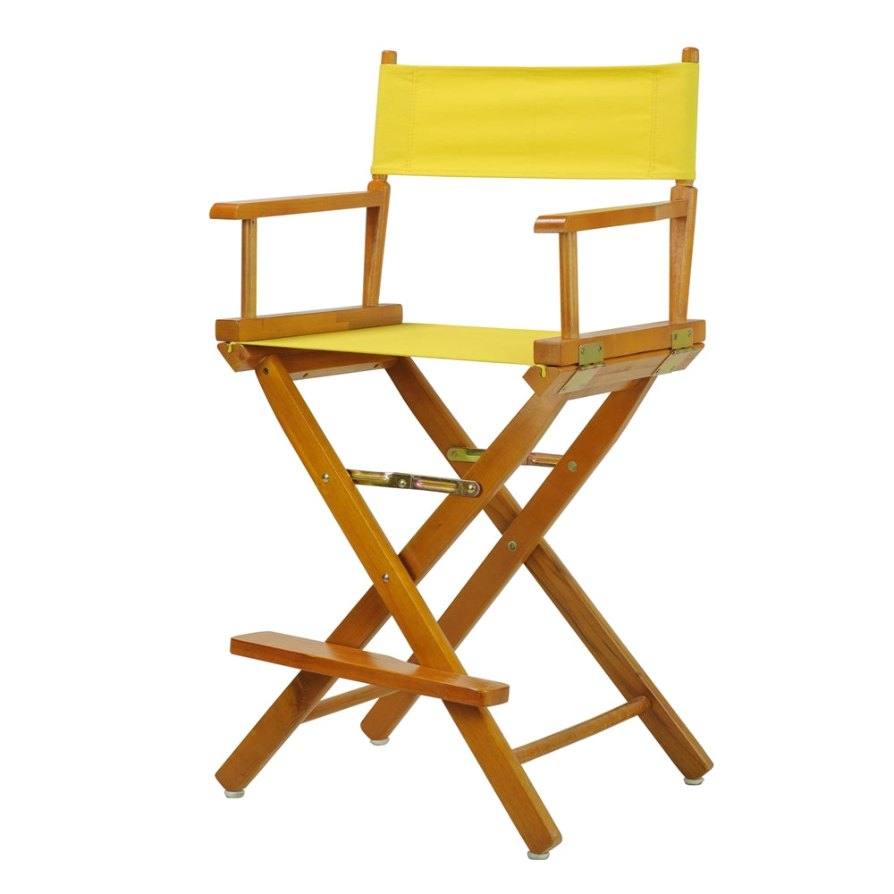 24" Director's Chair Honey Oak Frame-Royal Blue Canvas