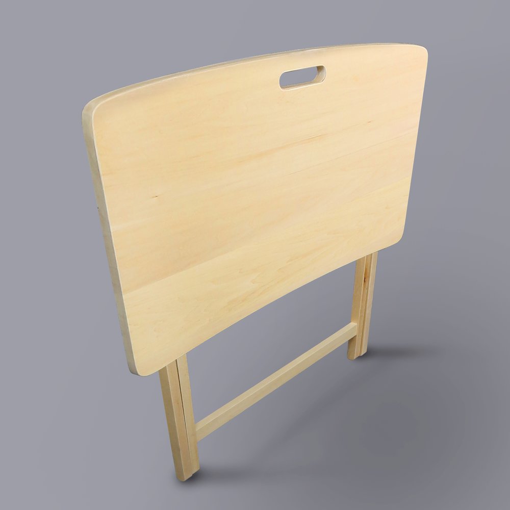 Arizona Folding Table with Solid Hardwood, Natural