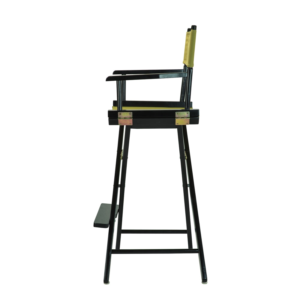 30" Director's Chair Black Frame-Olive Canvas