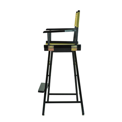 30" Director's Chair Black Frame-Olive Canvas