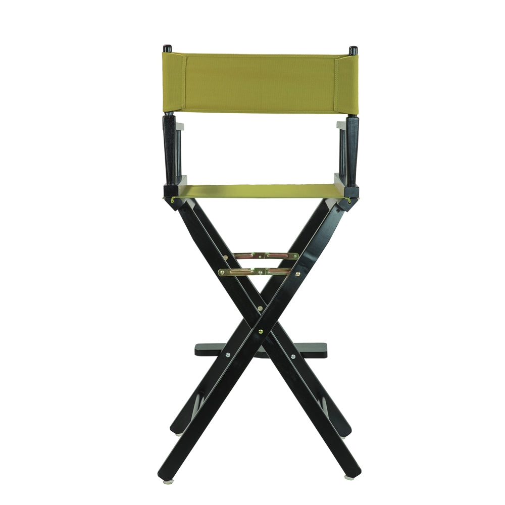 30" Director's Chair Black Frame-Olive Canvas