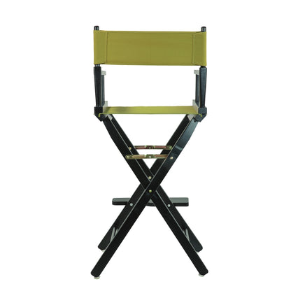 30" Director's Chair Black Frame-Olive Canvas