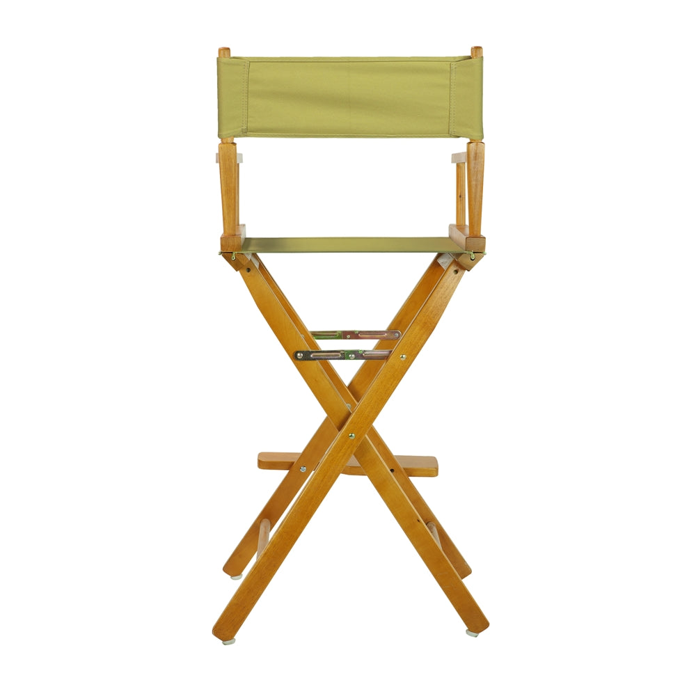 30" Director's Chair Honey Oak Frame-Navy Blue Canvas