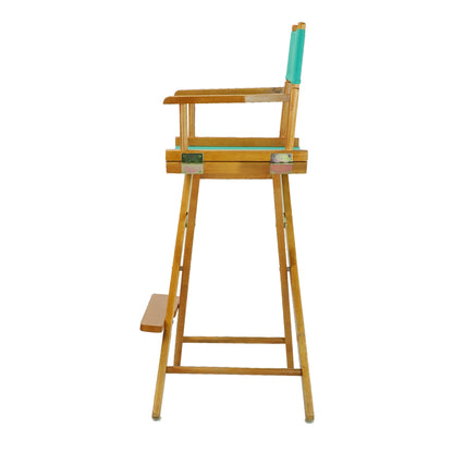 30" Director's Chair Honey Oak Frame-Teal Canvas