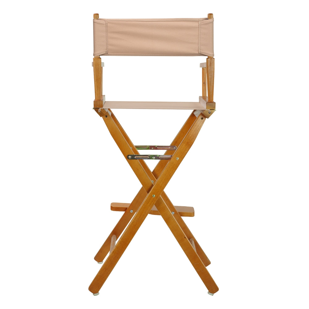 30" Director's Chair Honey Oak Frame-Tan Canvas