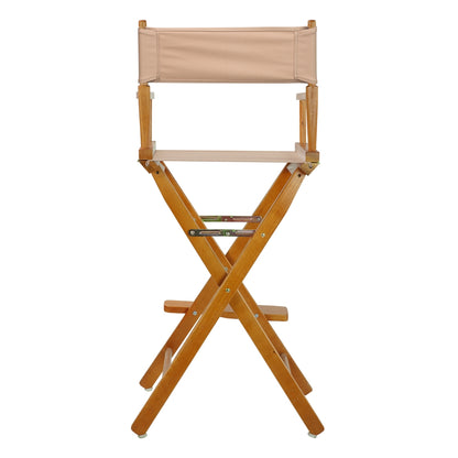 30" Director's Chair Honey Oak Frame-Tan Canvas