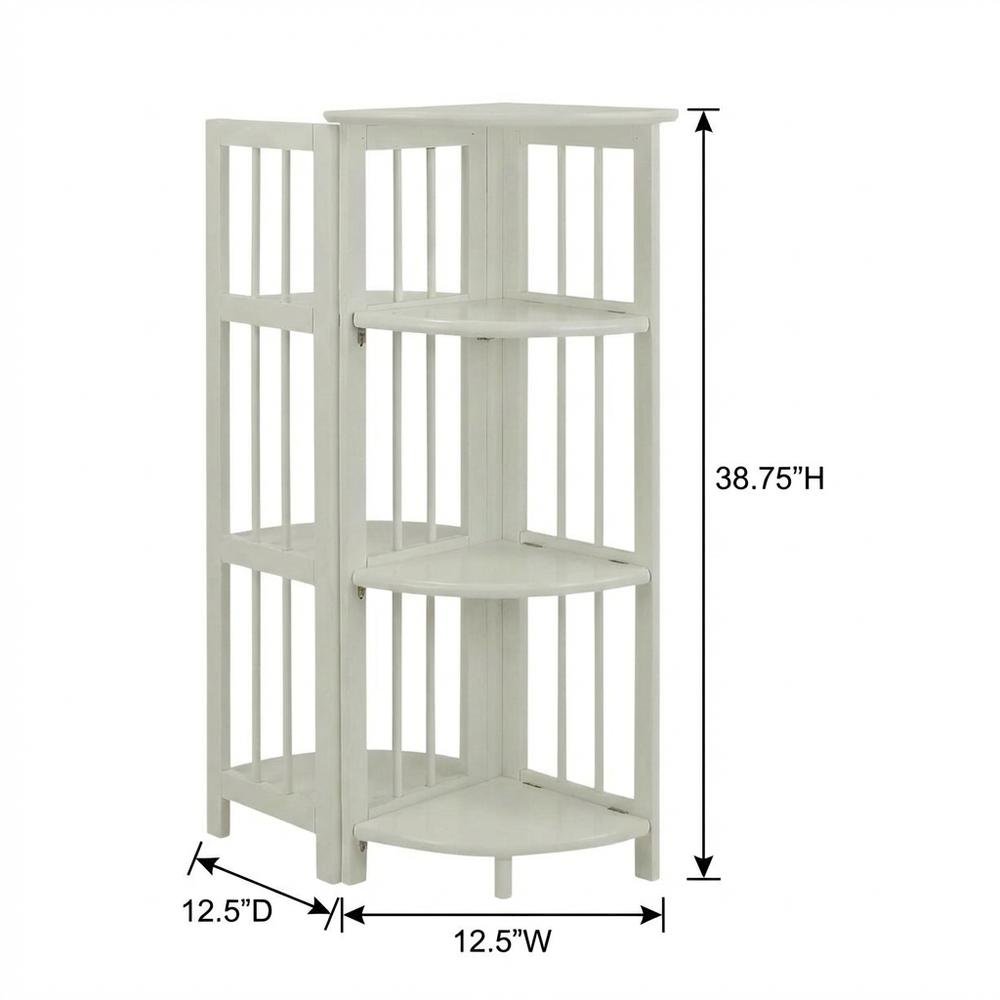 Wooden Bookcase with Open Shelves and Sturdy Frame for Living Room Storage