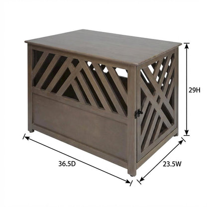 Wooden End Table with Sturdy Construction and Classic Design
