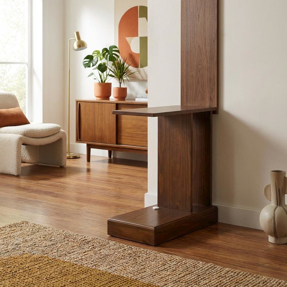 Mocha, Storage Side Table, Storage Drawer, Quality Build