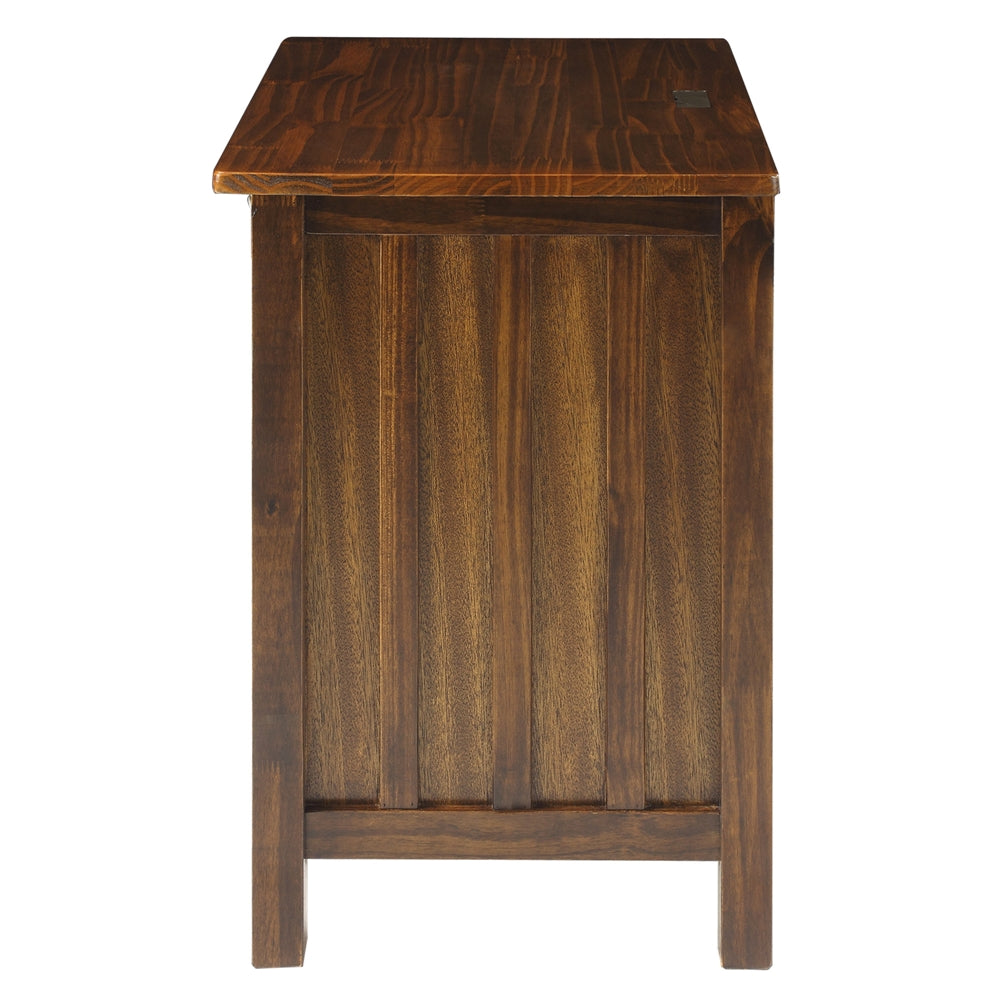 Vanderbilt Night Stand with USB Port-Warm Brown
