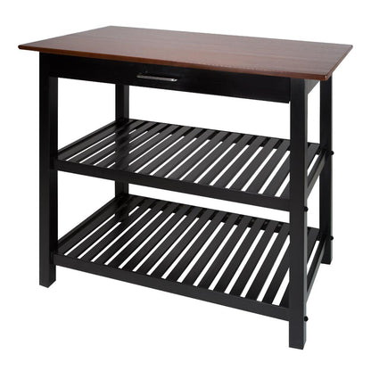 Kitchen Island with Solid Wood
