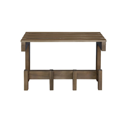 100% Solid American Hardwood Floating Wall Mounted Hook with Shelf - Autumn Gray
