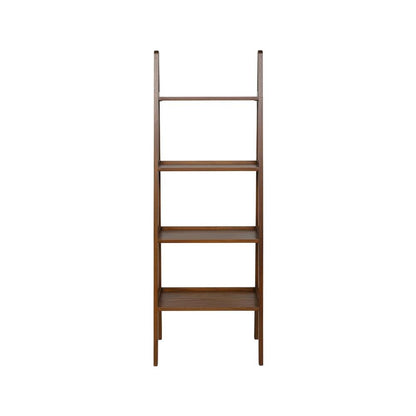 Wooden Bookcase with Open Shelves and Modern Design, Durable Finish