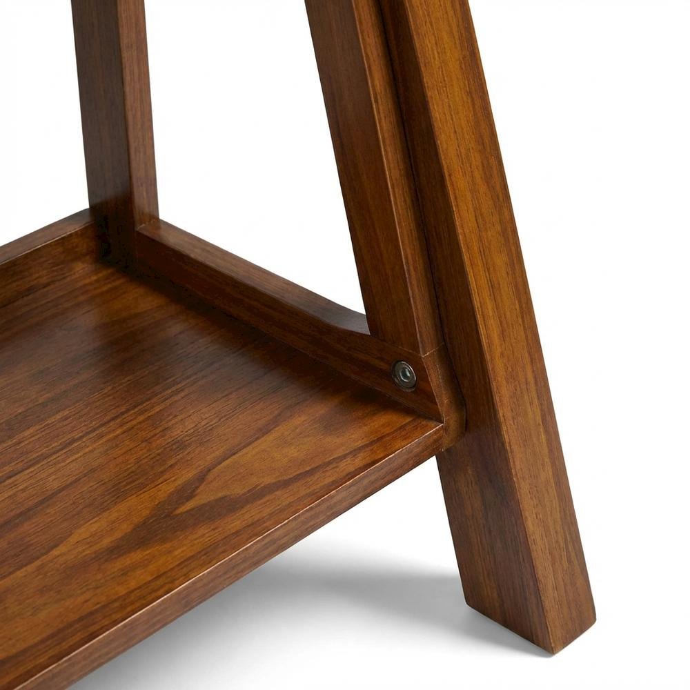 Wooden Bookcase with Open Shelves and Modern Design, Durable Finish