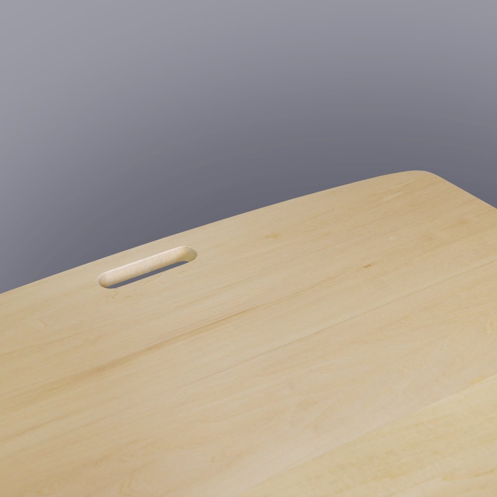 Arizona Folding Table with Solid Hardwood, Natural