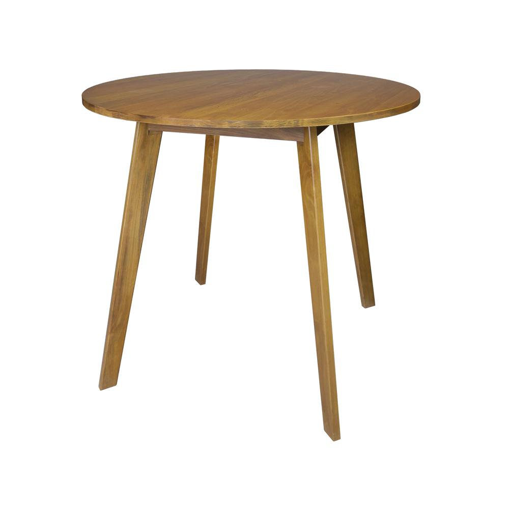 Genuine 36" Round Dining Table with Solid American Gum - Harvest Gold