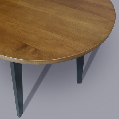 Three-Legged Round Side Modern Table with Solid American Hardwood Top