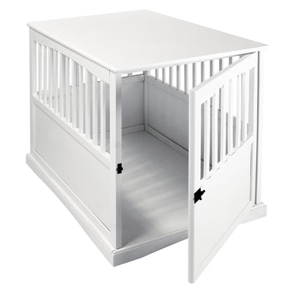 Pet Crate End Table-White